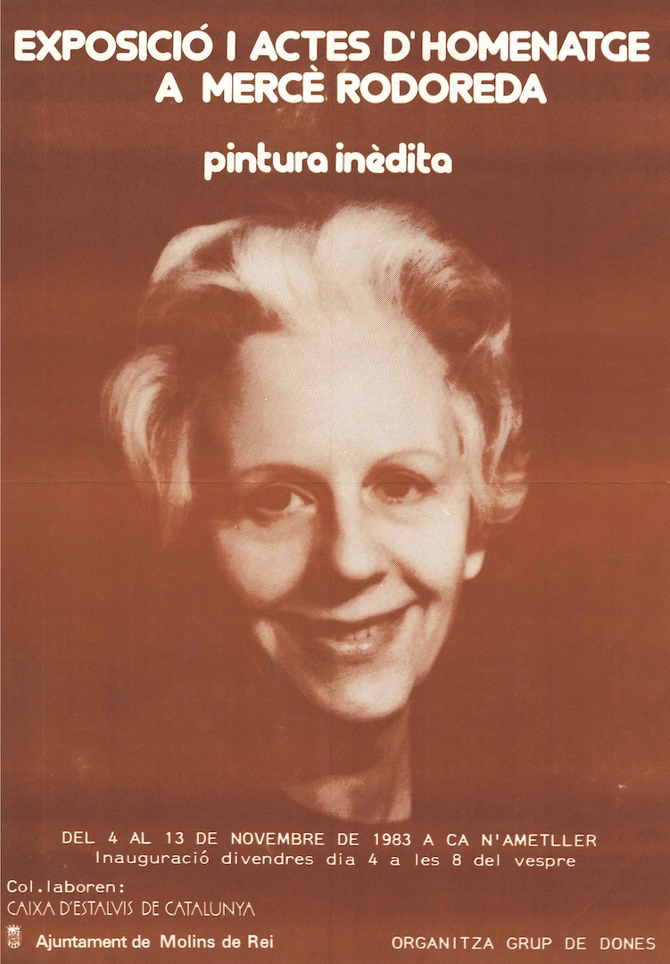 "Homenatge de lâ€™obra plÃ stica de MercÃ¨ Rodoreda"